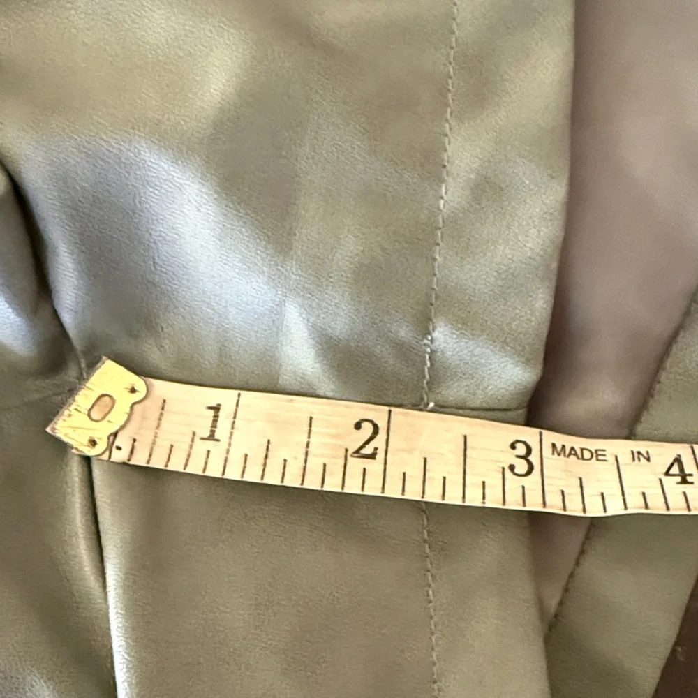 Anthropologie Avec Les Filles Cross Back Faux Leather Romper Size Small - Picture 11 of 12